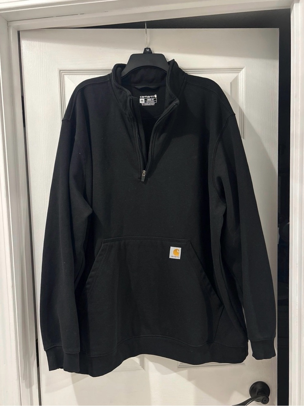 Carhartt Men’s Black Quarter-Zip Sweatshirt 3XL